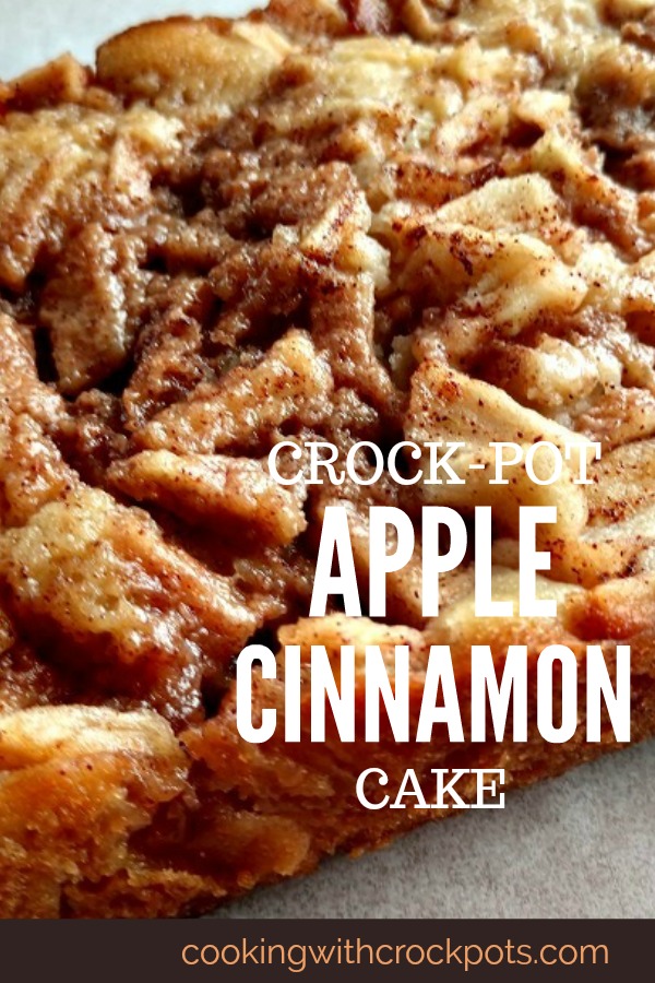 Crock-Pot Apple Cinnamon Cake