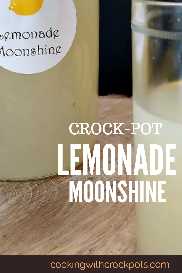 Crock-Pot Lemonade Moonshine