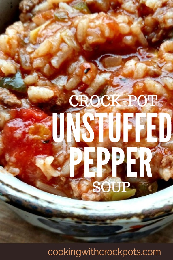 Crock-Pot Unstuffed Pepper Soup
