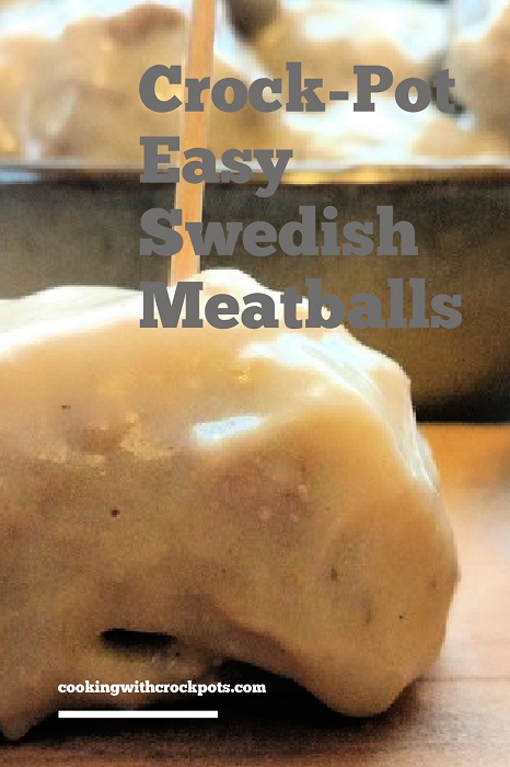 crock-pot easy swedish meatballs