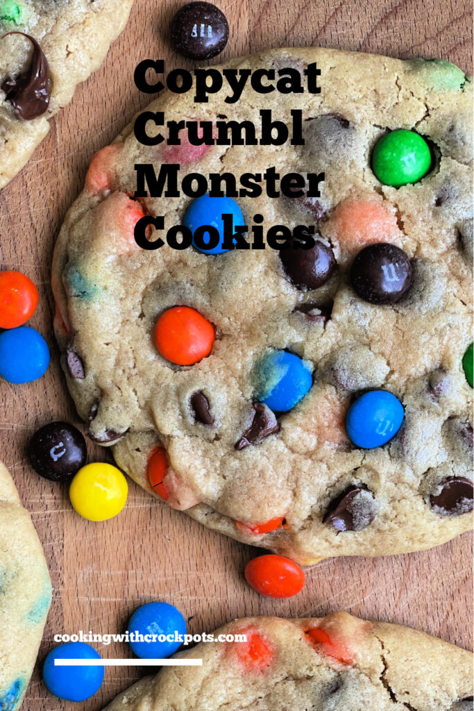 Copycat Crumbl Monster Cookies
